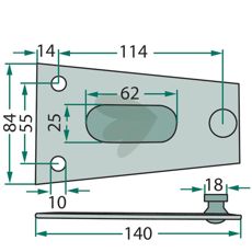 Knivholder nummer 11012010630.00, robust og pålitelig.
