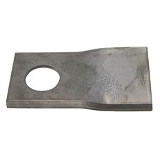 Slåtterkniv venstre 90x40 mm med hull på 19 mm, perfekt for jordbruk og skogbruk.