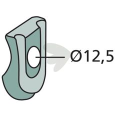 Klemstykke for Deutz Fahr, ideell for kompatibilitet og ytelse.