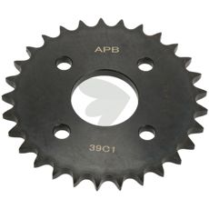 Robust drivhjul, designet for å håndtere tøff kjøring.