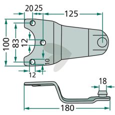 Knivholder 13622, pålitelig og holdbar for alle dine landbruksbehov.
