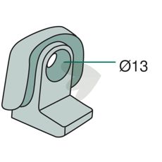 Feste Ø 13 mm, designet for effektiv montering og bruk i landbruk.
