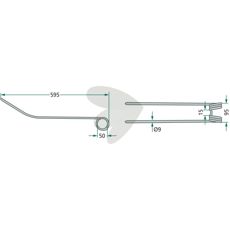 Holdbar svart-blå pinne VF16606394, perfekt for landbruksbruk.