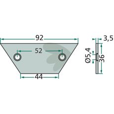 Rengjøringsplate SS565D, ideell for å sikre renslighet ved vedlikehold.