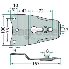 Knivholder 3202010332, en praktisk og holdbar løsning for knivoppbevaring.