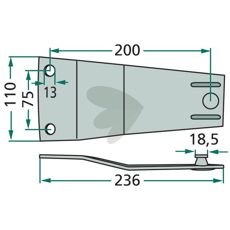 Knivholder 434112, sikker og praktisk for alle typer kniver.