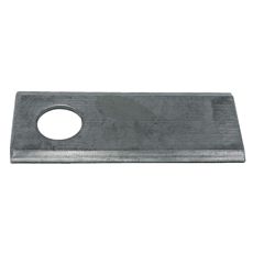 Slåttekniv 96x50 med hull på 19mm, perfekt for gressklipping.