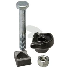 Pinnefestet komplett for Claas og Bautz, designet for høy ytelse.