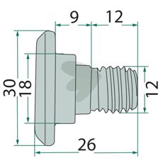 Knivbolt 426887, pålitelig og holdbar for dine maskiner.
