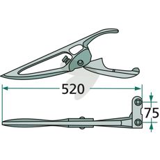 Akselhever for Agco, Dronningborg, Massey Ferguson og Case IH, høy kvalitet.