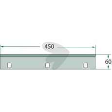Kniv for valsmaskin, optimalisert for presisjon og langvarig bruk.