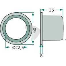 Bøssing for vinderør, essensiell komponent for maskinens ytelse.