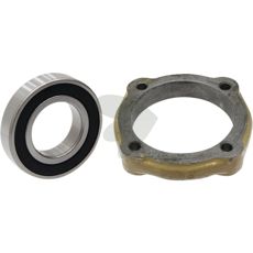 Komplett lager for halmrister, garanterer effektiv drift av maskinen.