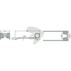 Innovasjon med Claas 190 mm pick-up pinne - øk produktiviteten enkelt.