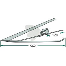 Akselløfter for Massey Ferguson D49040800, optimal ytelse og holdbarhet.