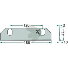 Styrvinkel N17R for presise svinger og jevn drift av traktorer.