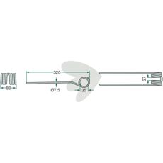 Bøyd rivepinne creme, perfekt for spesielle jordbearbeidingsbehov.