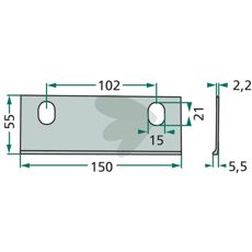 Friksjonsplate for Innenschuh øverst, høy kvalitetsdel for nøyaktig arbeid.