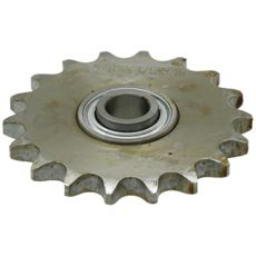 Kjedehjul for knivdrift, innerdiameter 27 mm, robust og holdbart for effektiv drift.