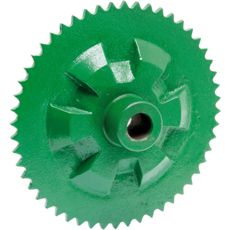 Kjedhjul med 52 tenner for mating, optimalt for høy pålitelighet i drift.