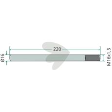 Finger med gjenger Z26570, egnet for mange ulike anvendelser.