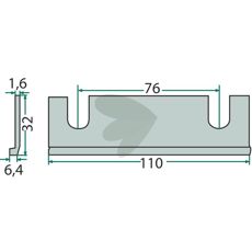 Friksjonsplate Z32049, perfekt for å forbedre maskinens ytelse.
