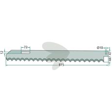 Robust kniv 23116 designet for å tåle tøffe skjærejobber.