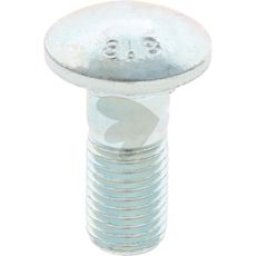 Flat rundskrue M12 x 30, perfekt for sikker montering innen jordbruk og byggebransjen.