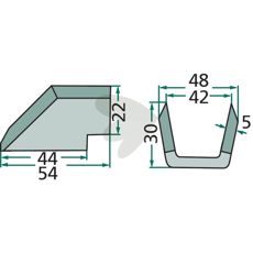 Motkniv 94689730, ideell for presisjon og effektivitet innen kuttarbeid.