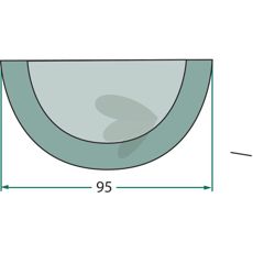 Spesialkniv for fôrblander som kan sveises, perfekt for tilpassede løsninger.