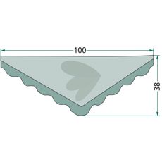 Kniv for fôrblander 70-229, gir presisjonskutt og langvarig ytelse.