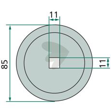 Kniv modell 70-267 for fôrvogn, sikrer rask og effektiv fôring.