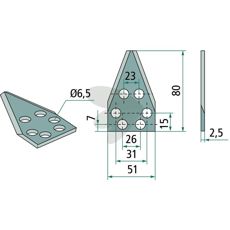 Motkniv 73656, utformet for optimale skjæreresultater og holdbarhet.