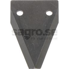 Glatt kniv for fôringsvogn fra Jeulin, ideell for effektiv fôrbehandling.