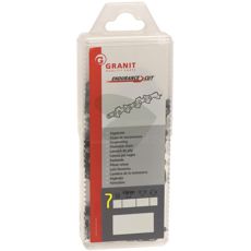 Holdbar sagkjede 1/4", 1,3mm med 76 lenker for effektiv saging.