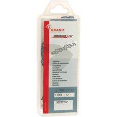Sagkjede med 72 lenker, 3/8" og 1,3mm for effektiv saging og trebearbeiding.