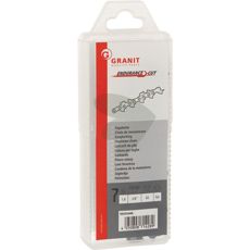 Sagkjede som har 60 lenker, designet for holdbar bruk.