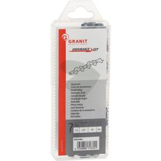 Kraftig sagkjede 3/8" med 84 lenker, designet for lang holdbarhet.