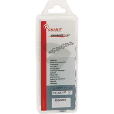 Kraftig sagkjede med 67 lenker, perfekt for intensive arbeidsmiljøer.