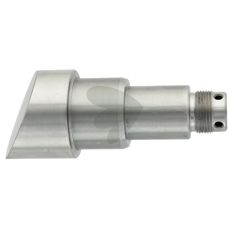 Aksel med dimensjonene Ø 50/40/30x128 mm, designet for robuste anvendelser.