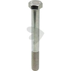 M12x130 mm sekskantskrue, 10.9 styrkeklasse, perfekt for robuste anvendelser.