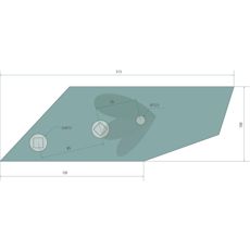 Høyre spiss 3363986, av høy kvalitet for traktorapplikasjoner.