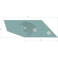 Venstre spiss - 3363987, robust design for lang levetid.