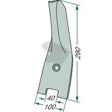 Midtleddskjær LB2 for traktorer, perfekt for presisjonsarbeid.