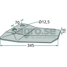 Høykvalitativ vingskjær FL 35 P GEK 345mm for jordbruk.