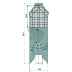 Spiss K8P - 3374441 gir utmerket ytelse for traktorutstyr.