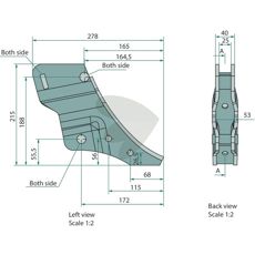 Skjærefot SWS for høy presisjon og stabilitet ved skjæreoperasjoner.