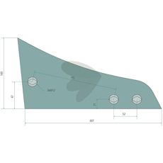 Vende skivebryst venstre - 27010702, for optimal funksjon i jordbruket.