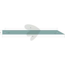 Skinne rutenettplog venstre, nr. 4, spesialdesignet for å øke arbeidskapasiteten.