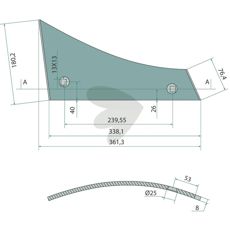 Vendeski brest venstre - 27510502, sikrer en effektiv arbeidsprosess.